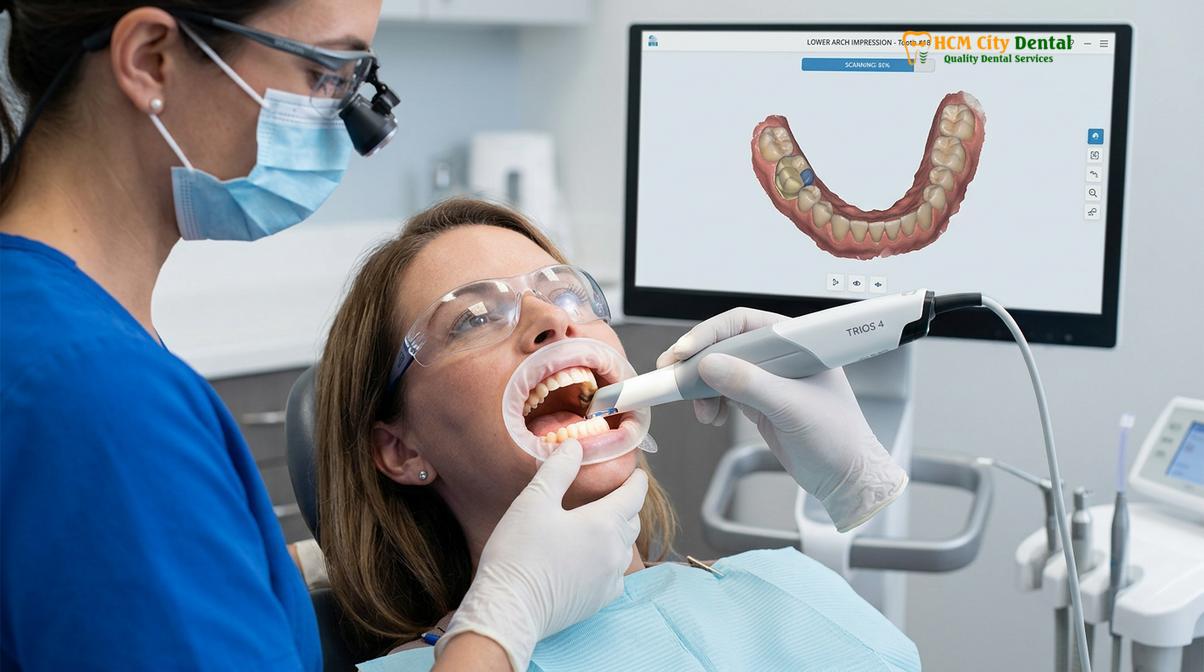 Visual description of zirconia vs emax overlay