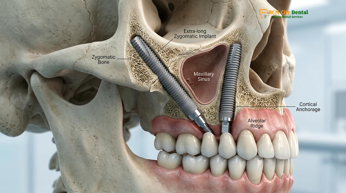 Clinical photography related to zygomatic implants