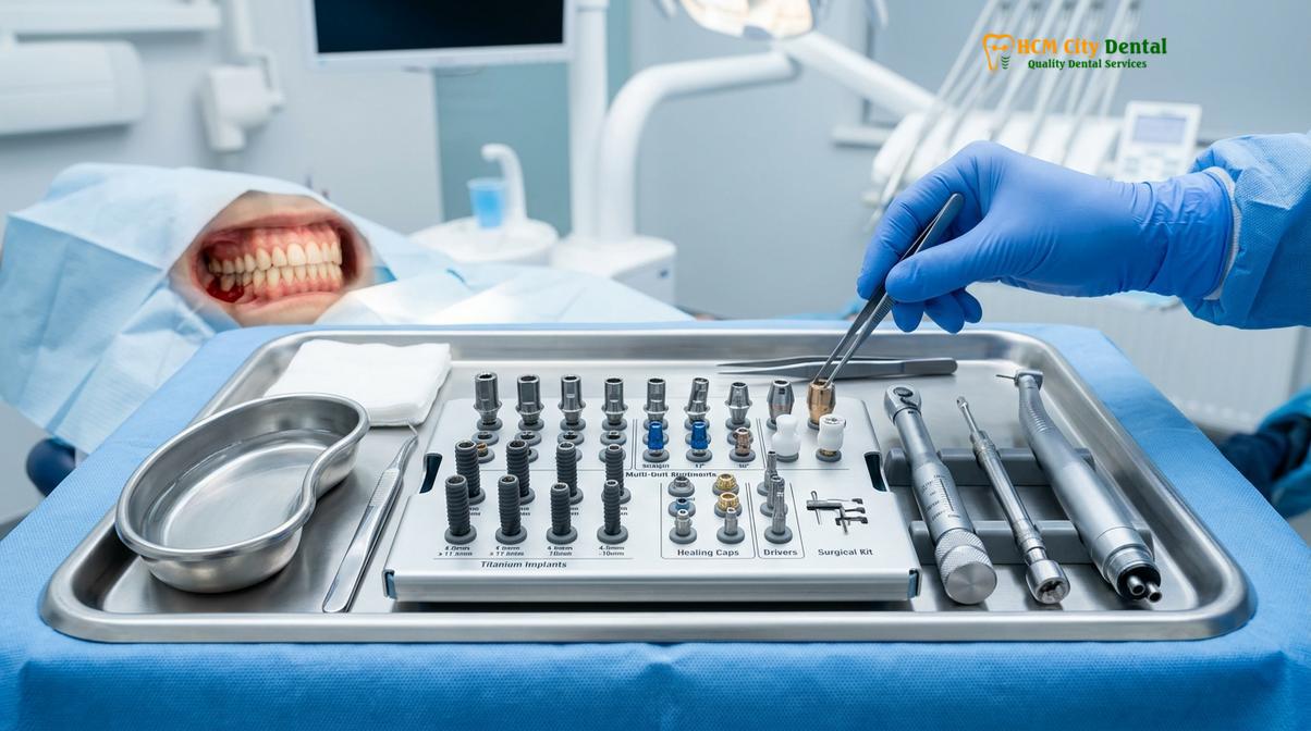 General overview of all on 4 dental implants cost ho chi minh city