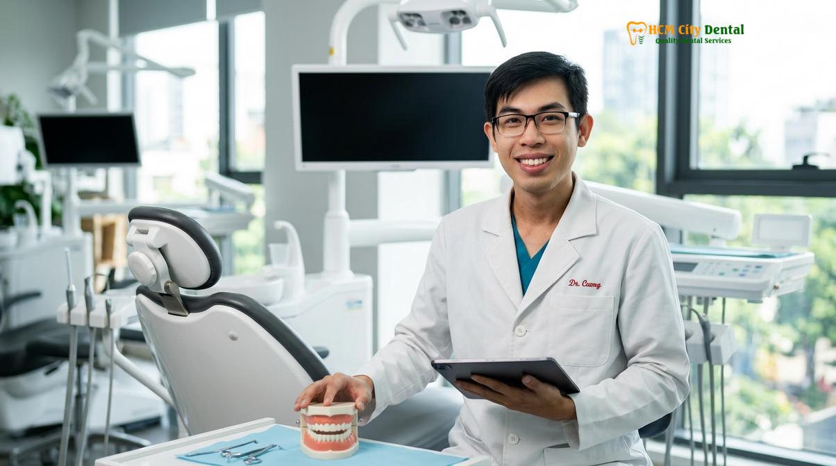 Dr. Nguyen Van Cuong DDS at HCMC Dental Clinic