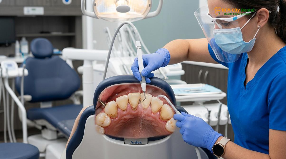Visual description of dental heart attack