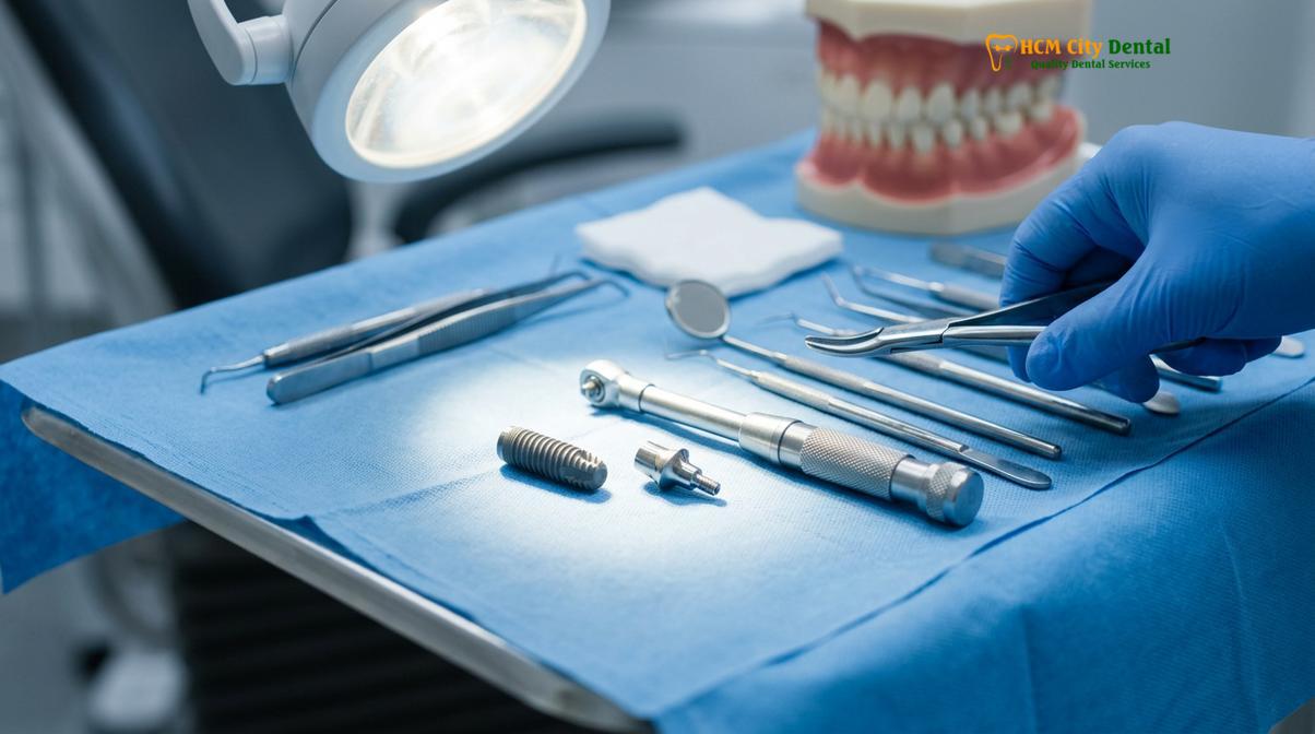Timeline and stages of dental implant treatment in Vietnam