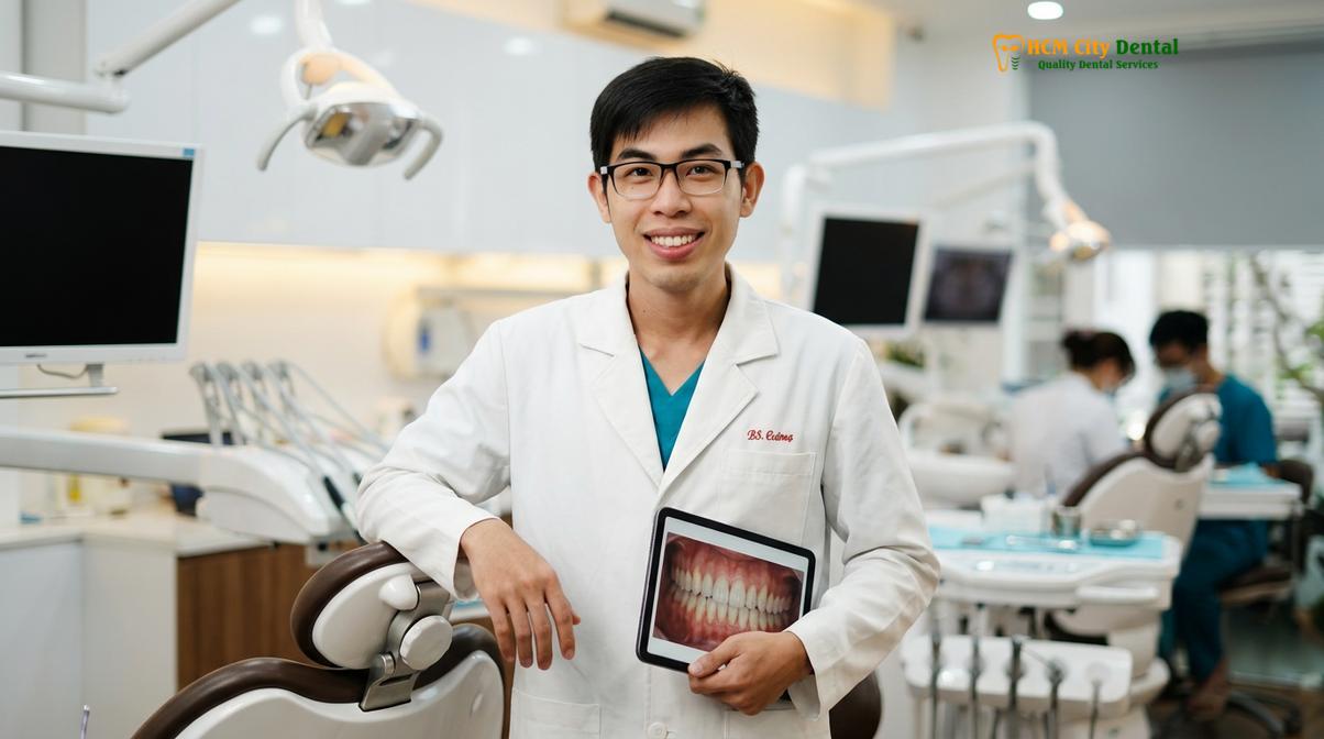 Dr. Nguyen Van Cuong DDS at HCMC Dental Clinic Ho Chi Minh City