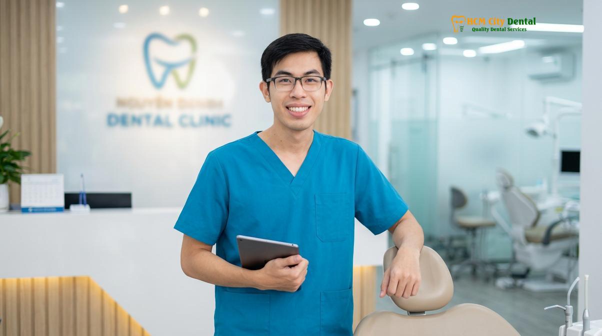 Dr. Nguyen Van Cuong DDS at HCMC Dental Clinic