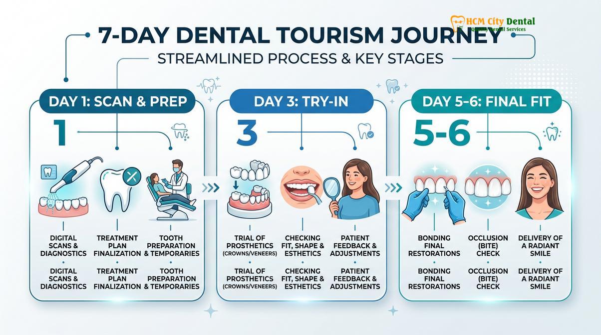 Final bonding cementation and postoperative quality check