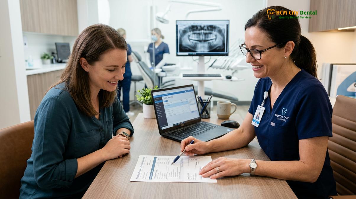 Visual description of dentist that offer payment plans