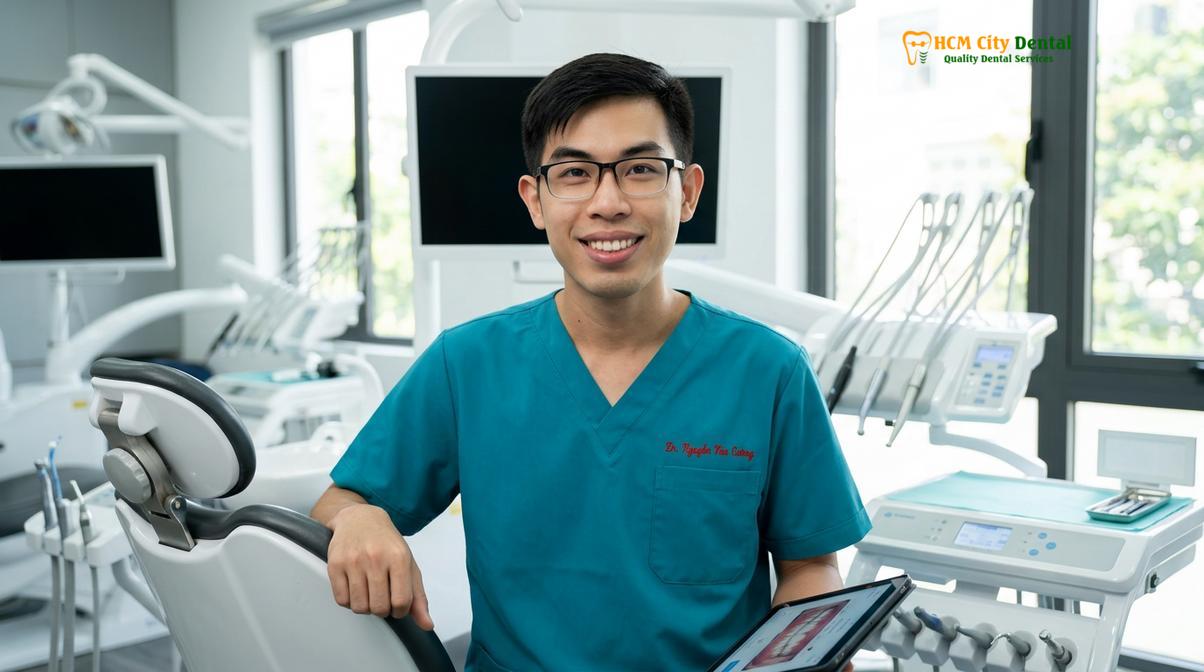 Dr. Nguyen Van Cuong DDS at HCMC Dental Clinic