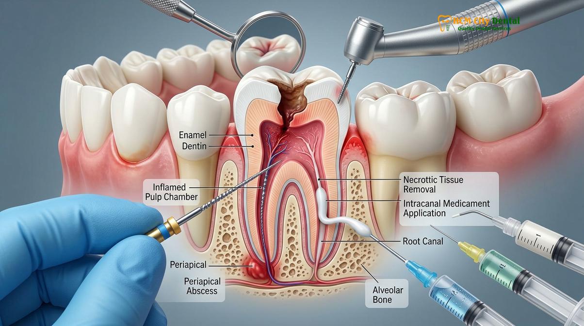 Clinical illustration of emergency dental cost vietnam