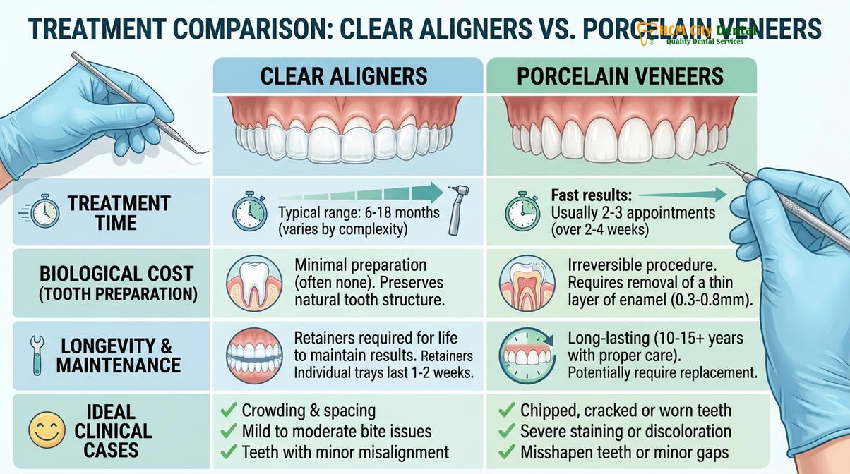 Visual description of fix my teeth without braces