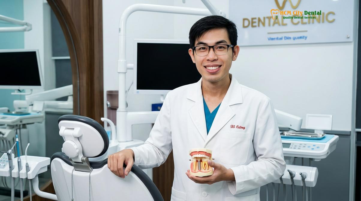 Dr. Nguyen Van Cuong DDS at HCMC Dental Clinic