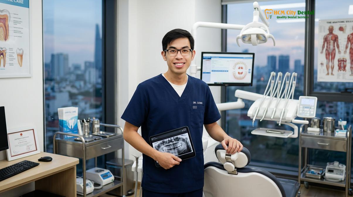 Dr. Nguyen Van Cuong DDS at HCMC Dental Clinic