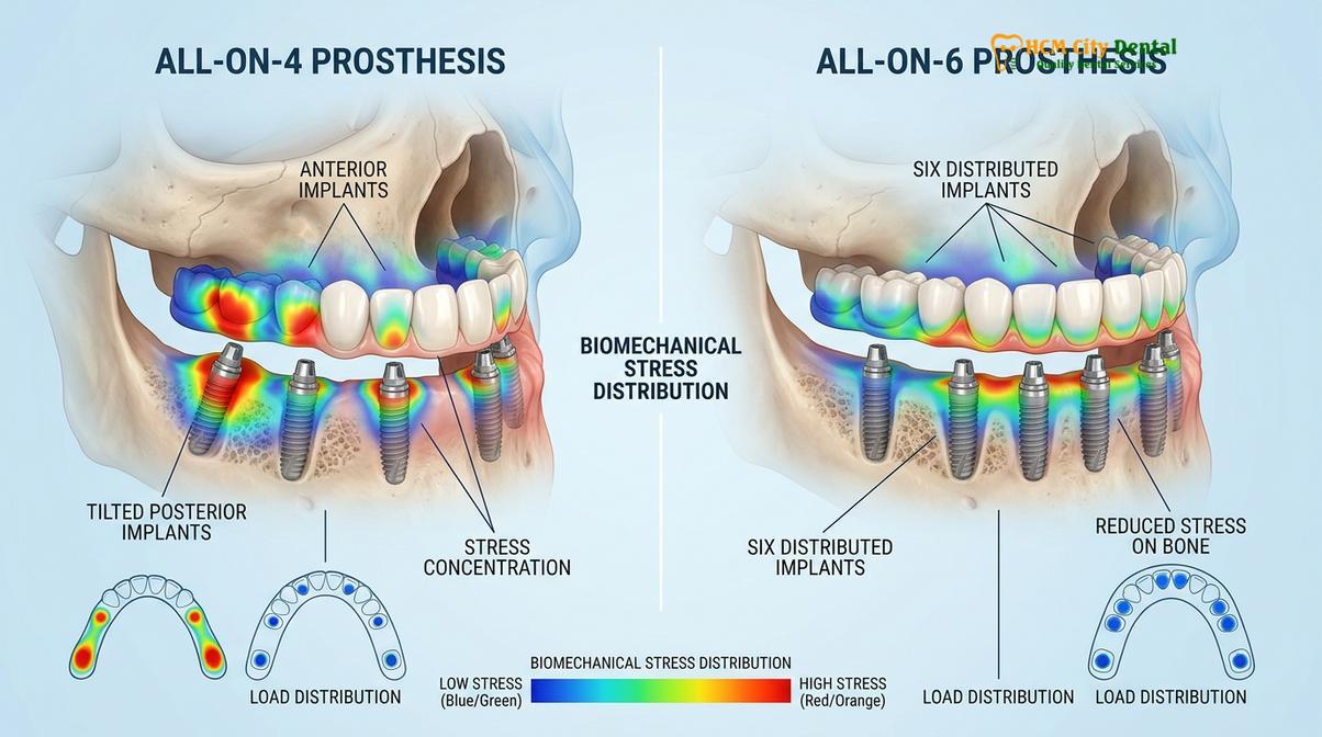 Illustration of full mouth dental implants cost vietnam