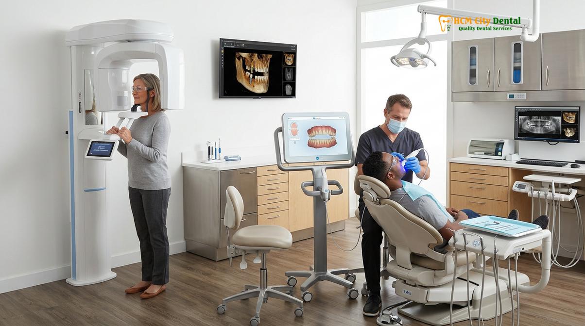 Illustration of full mouth dental implants cost vietnam