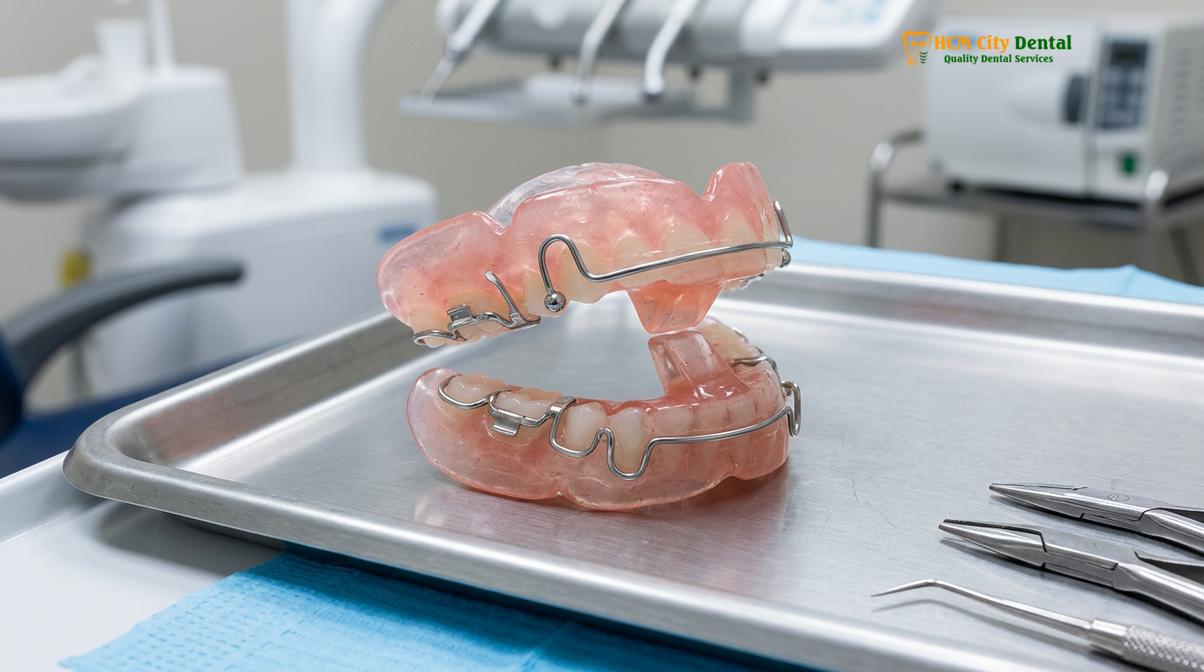 Visual illustration of functional brace teeth