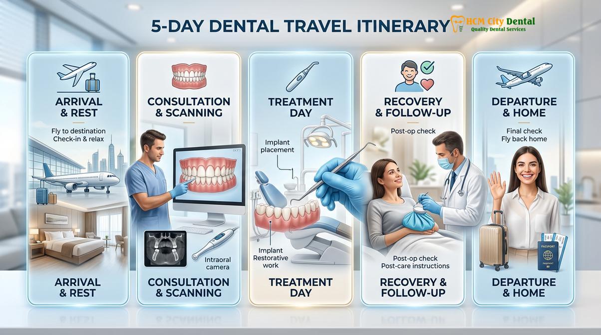 Minh họa đặc điểm hoặc cơ chế của dental tourism vietnam vs thailand