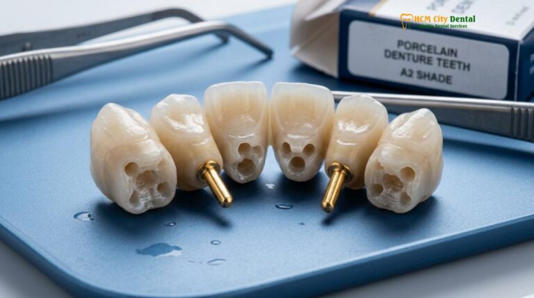 Porcelain Denture Teeth: Clinical Guide & Comparison | HCMC Dental