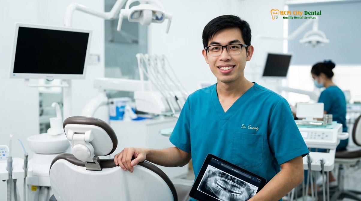 Dr. Nguyen Van Cuong DDS at HCMC Dental Clinic