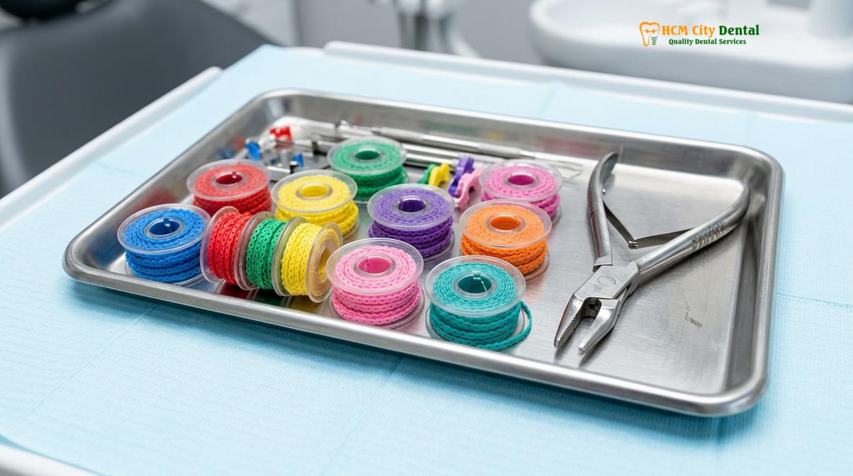 Visual description of power bands braces