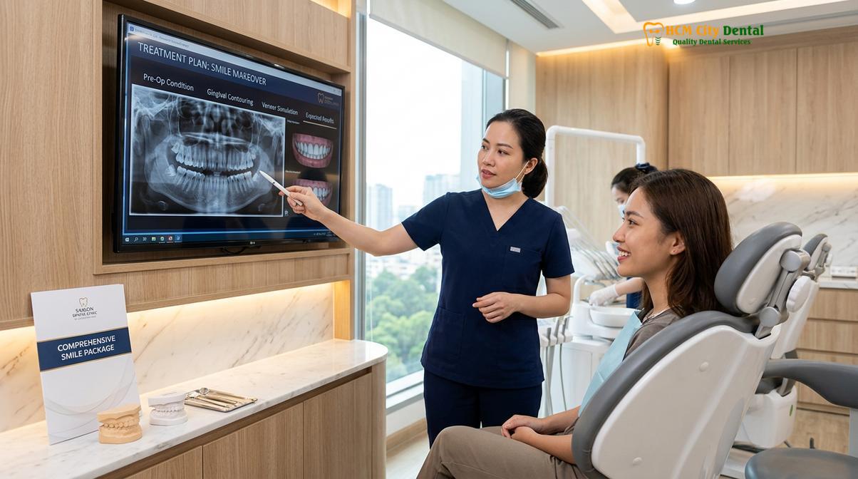 General overview of smile makeover package saigon