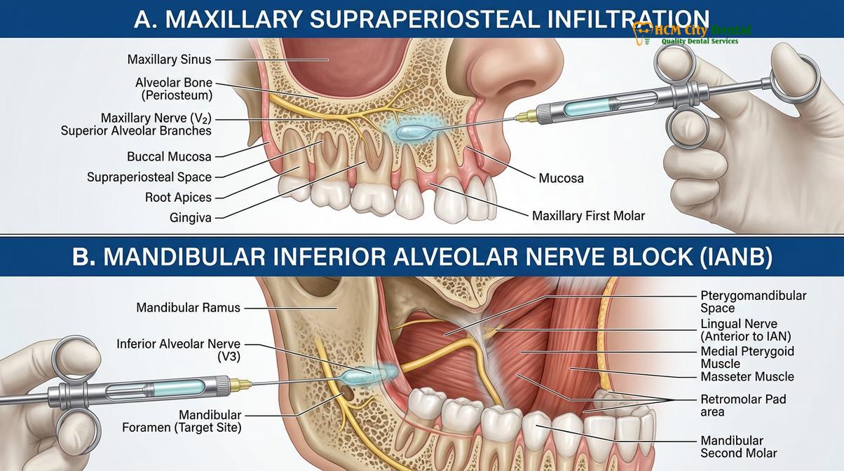 Clinical photography related to what do dentists use to numb you