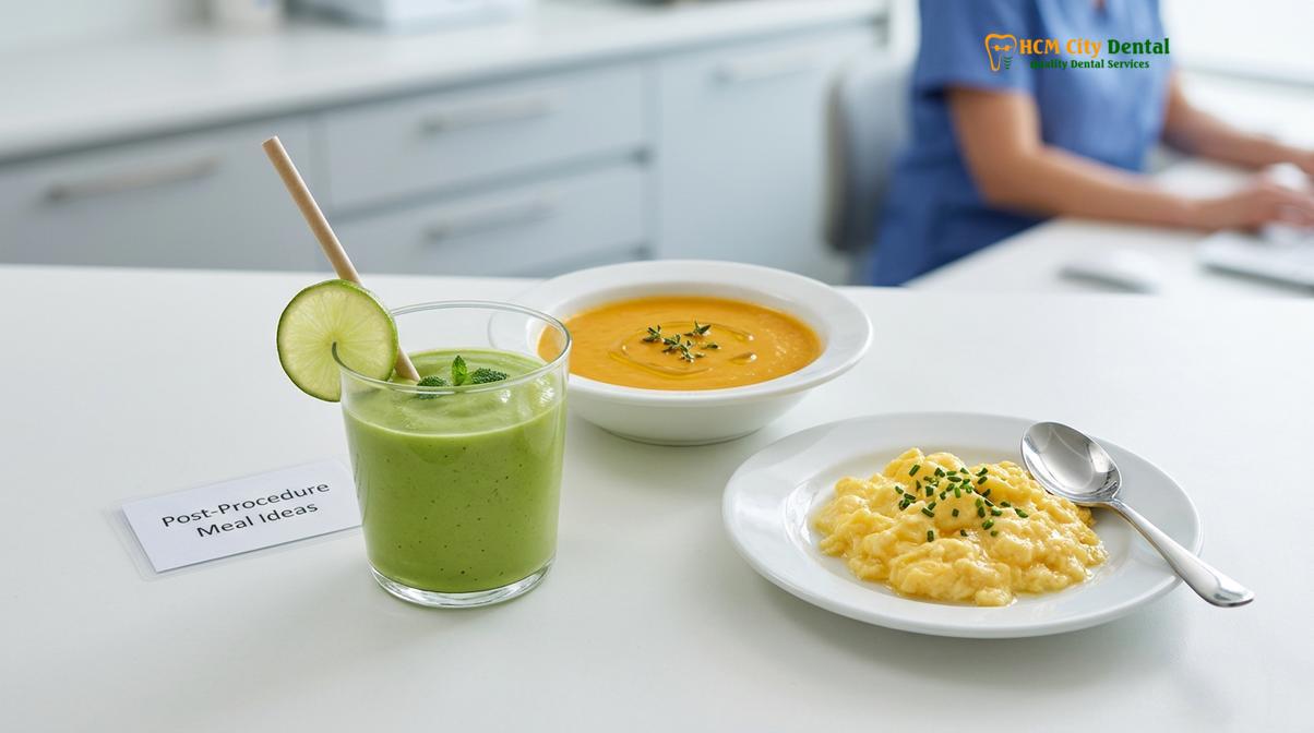 Nutrient-dense soft foods ideal for the initial post-operative recovery phase.