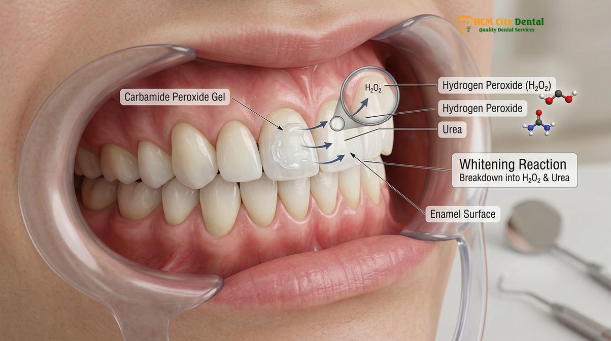 Clinical photography related to white dental beauty teeth whitening