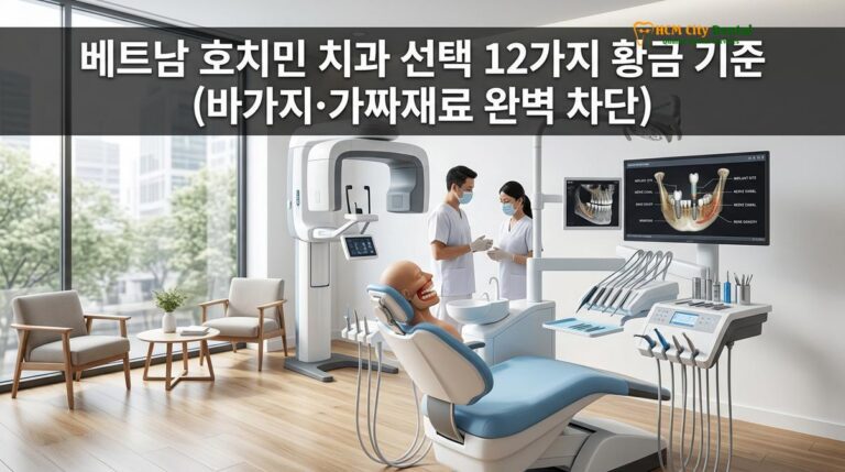 베트남 호치민 치과 선택 12가지 황금 기준 (바가지·가짜재료 완벽 차단) — 닥터 끄엉 원장 | HCMC Dental