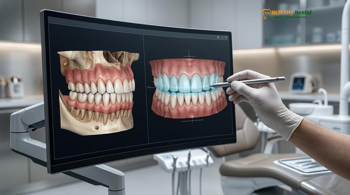 3D CBCT 및 구강 스캐너를 활용한 정밀 진단 시스템 화면