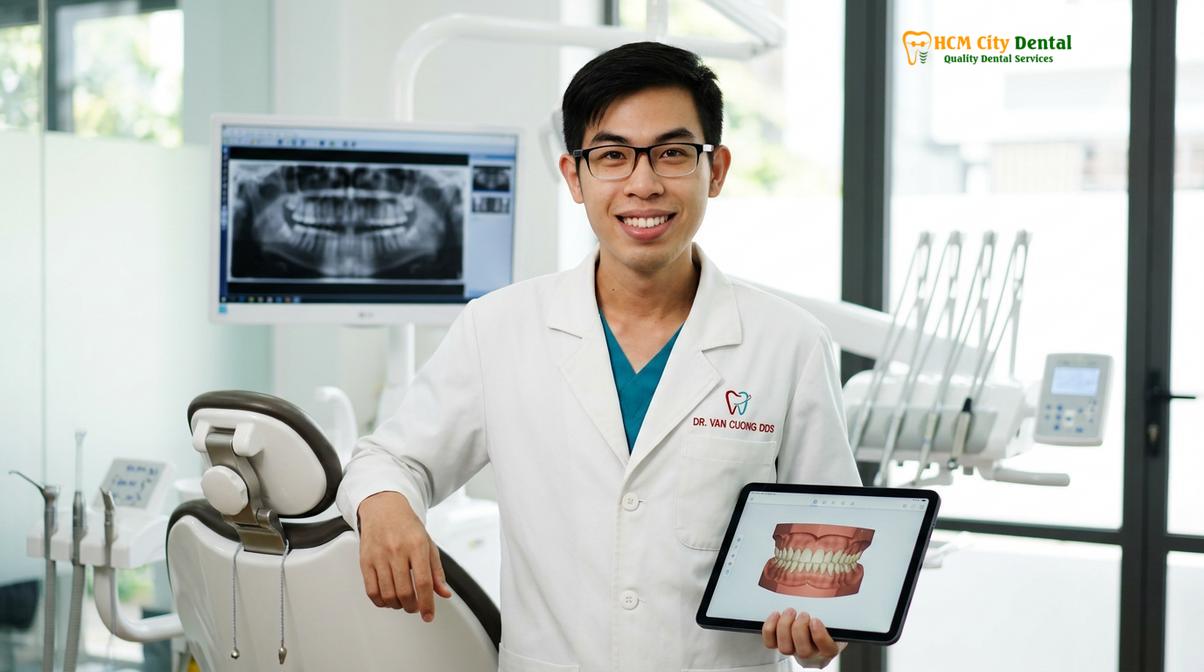Dr. Nguyen Van Cuong, DDS, Chief Clinical Director at HCMC Dental Clinic.