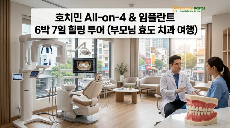 호치민 All-on-4 & 임플란트 6박 7일 힐링 투어 (부모님 효도 치과 여행) — 닥터 끄엉 원장 | HCMC Dental