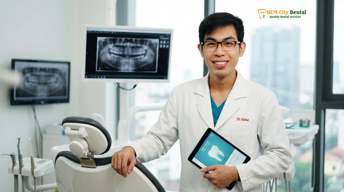 Dr. Nguyen Van Cuong DDS, Chief Clinical Director at HCMC Dental Clinic.