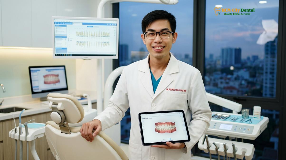 Dr. Nguyen Van Cuong DDS, Chief Clinical Director, dedicated to international standards of care.