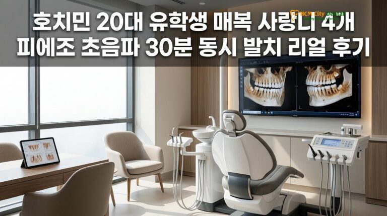 호치민 20대 유학생 매복 사랑니 4개 피에조 초음파 30분 동시 발치 리얼 후기 — 닥터 끄엉 원장 | HCMC Dental
