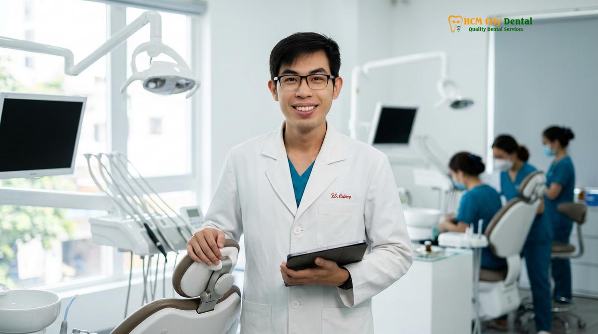 Dr. Nguyen Van Cuong DDS, Chief Clinical Director, specializing in comprehensive smile rehabilitations.