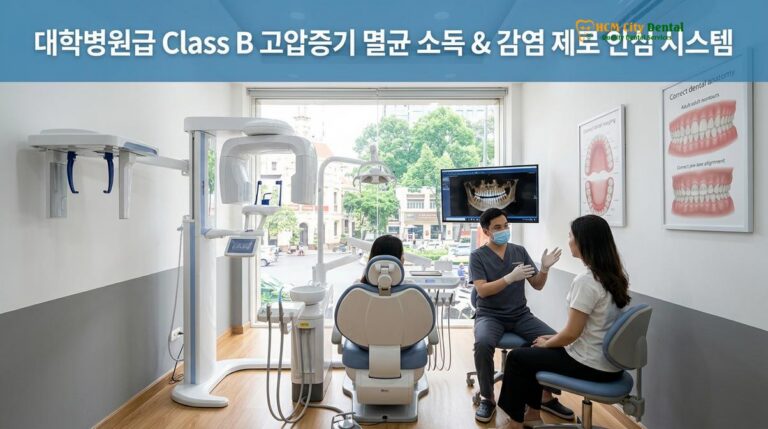 대학병원급 Class B 고압증기 멸균 소독 & 감염 제로 안심 시스템 — 닥터 끄엉 원장 | HCMC Dental