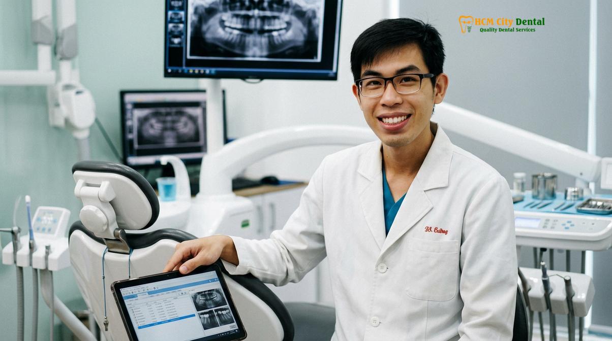 Dr. Nguyen Van Cuong DDS, Chief Clinical Director, specializing in complex implantology.