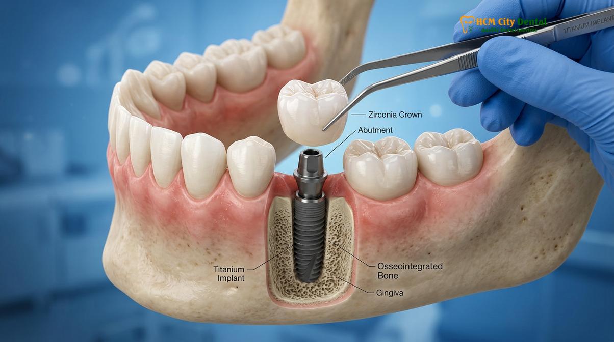 Digital 3D diagnostic planning helps ensure precise implant placement and optimal aesthetic outcomes.