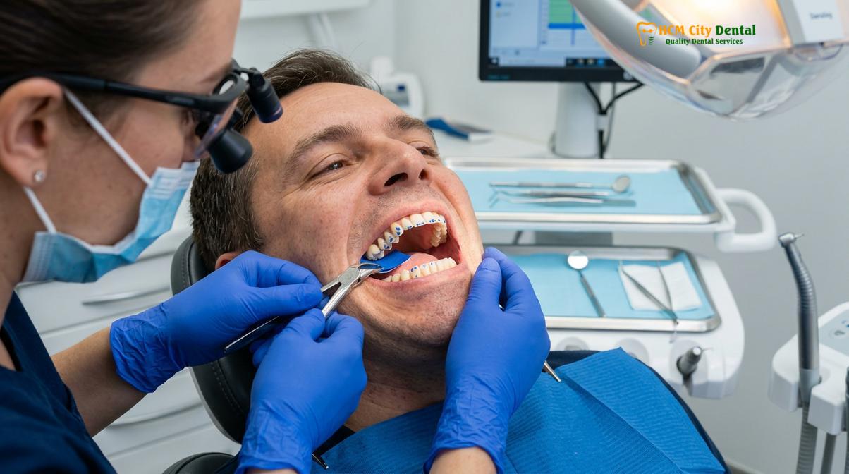 Precise occlusal adjustment prevents mechanical failures in ceramic restorations.