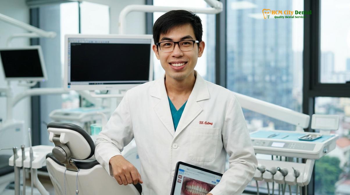 Dr. Nguyen Van Cuong DDS, Chief Clinical Director at HCMC Dental Clinic.