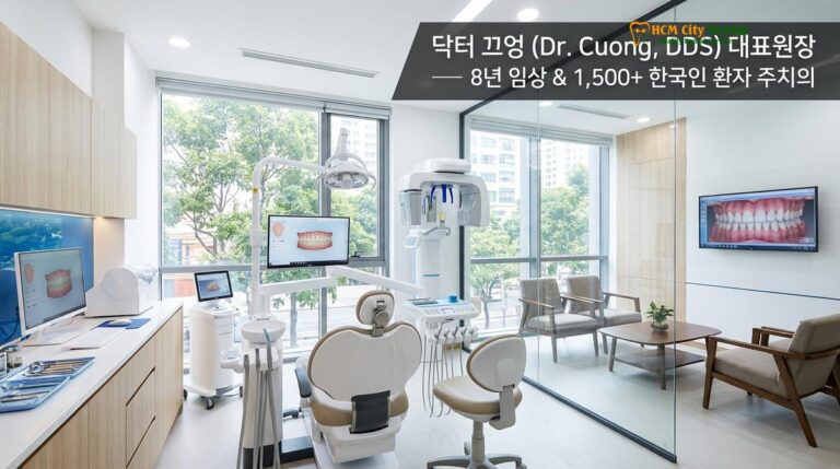 닥터 끄엉 (Dr. Cuong, DDS) 대표원장 — 8년 임상 & 1,500+ 한국인 환자 주치의 | HCMC Dental