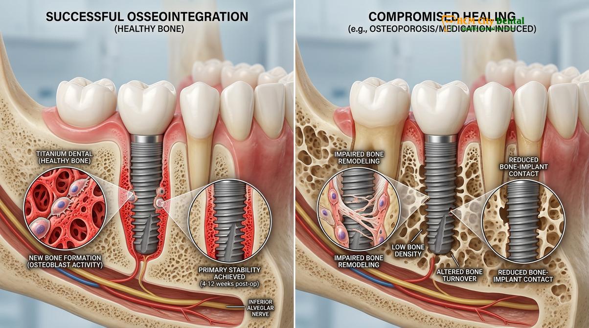 Illustration of trusted dental implant clinic vietnam