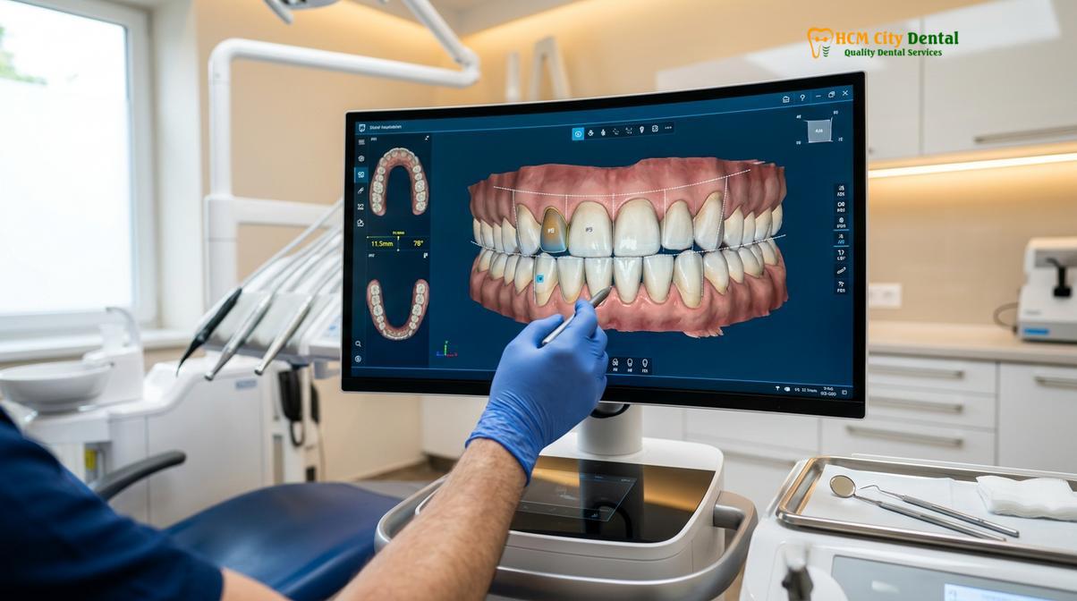 3D CBCT 및 구강 스캐너를 활용한 정밀 진단 시스템 화면