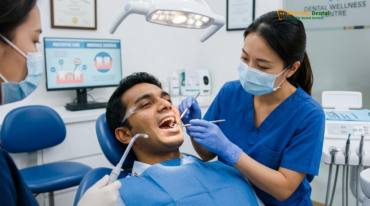 Preventive care, including routine exams and professional scaling, is typically fully covered by global dental policies.