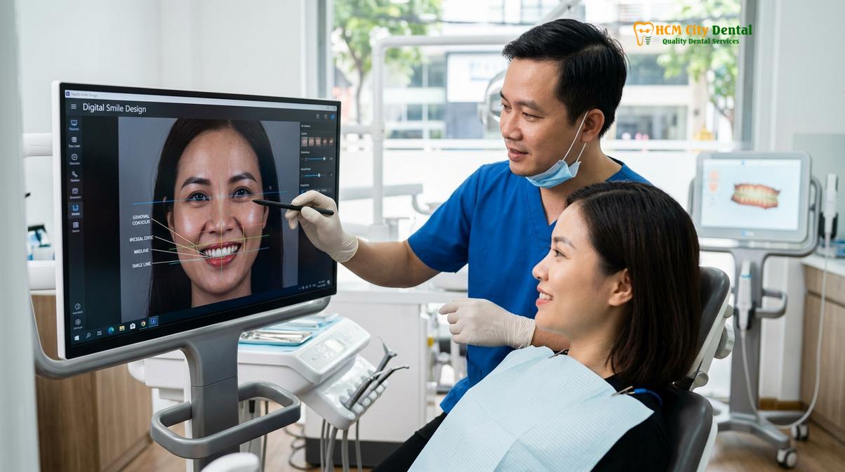 Digital Smile Design allows patients to preview their gum lift and veneer results before treatment begins.