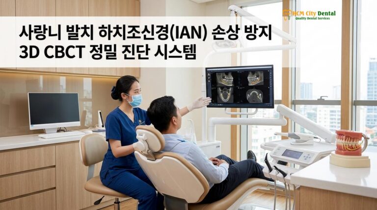 사랑니 발치 하치조신경(IAN) 손상 방지 3D CBCT 정밀 진단 시스템 — 닥터 끄엉 원장 | HCMC Dental