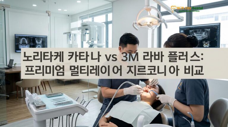 노리타케 카타나 vs 3M 라바 플러스: 프리미엄 멀티레이어 지르코니아 비교 — 닥터 끄엉 원장 | HCMC Dental