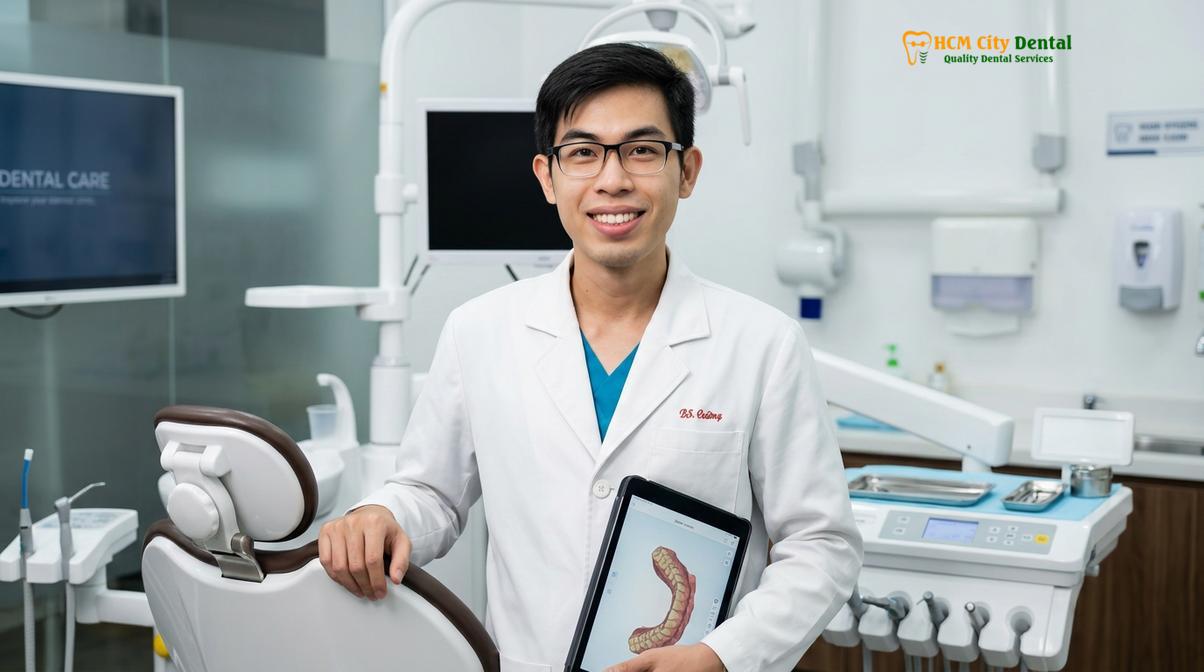 Dr. Nguyen Van Cuong DDS, Chief Clinical Director, prioritizing ethical and conservative dentistry.