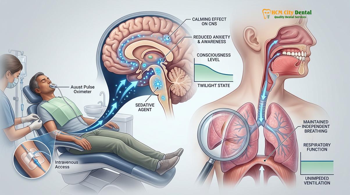 IV twilight sedation allows patients to rest peacefully while maintaining their own airway.
