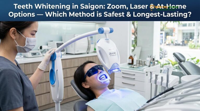 Best Laser Teeth Whitening Clinic Saigon | Philips Zoom & At-Home
