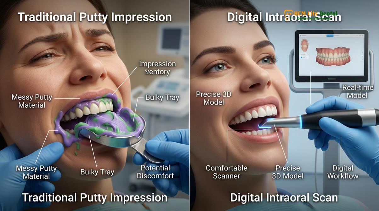 Digital 3D intraoral scanning provides exceptional accuracy over traditional impressions